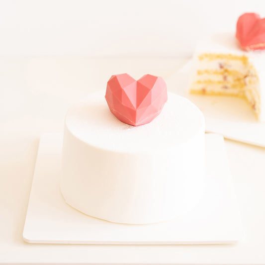 Chocolate Heart Strawberry Shortcake